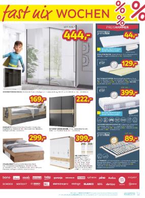 Titelbild des Prospekts von Möbelix