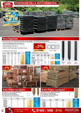 Titelbild des Prospekts von Josef Steiner