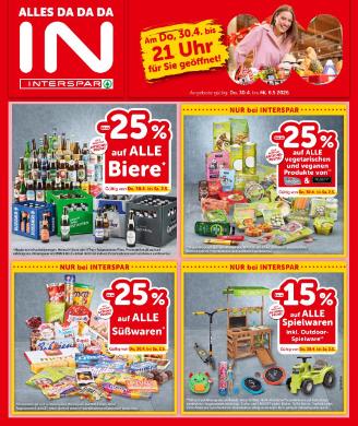 Titelbild des Prospekts von INTERSPAR OOE