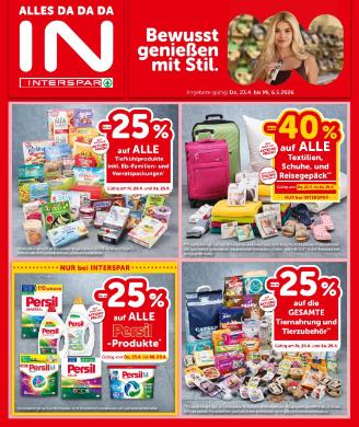 Titelbild des Prospekts von INTERSPAR TRL