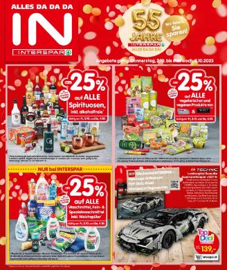 Titelbild des Prospekts von INTERSPAR TRL
