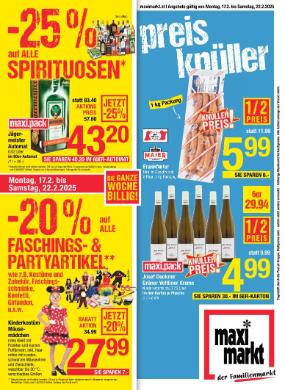 Titelbild des Prospekts von Maximarkt Anif / Bruck