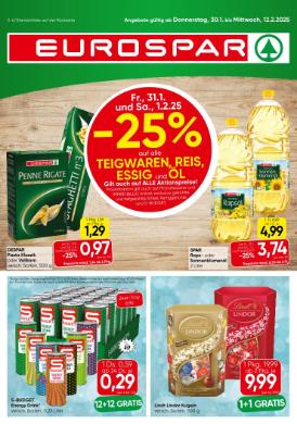 Titelbild des Prospekts von EUROSPAR OÖ