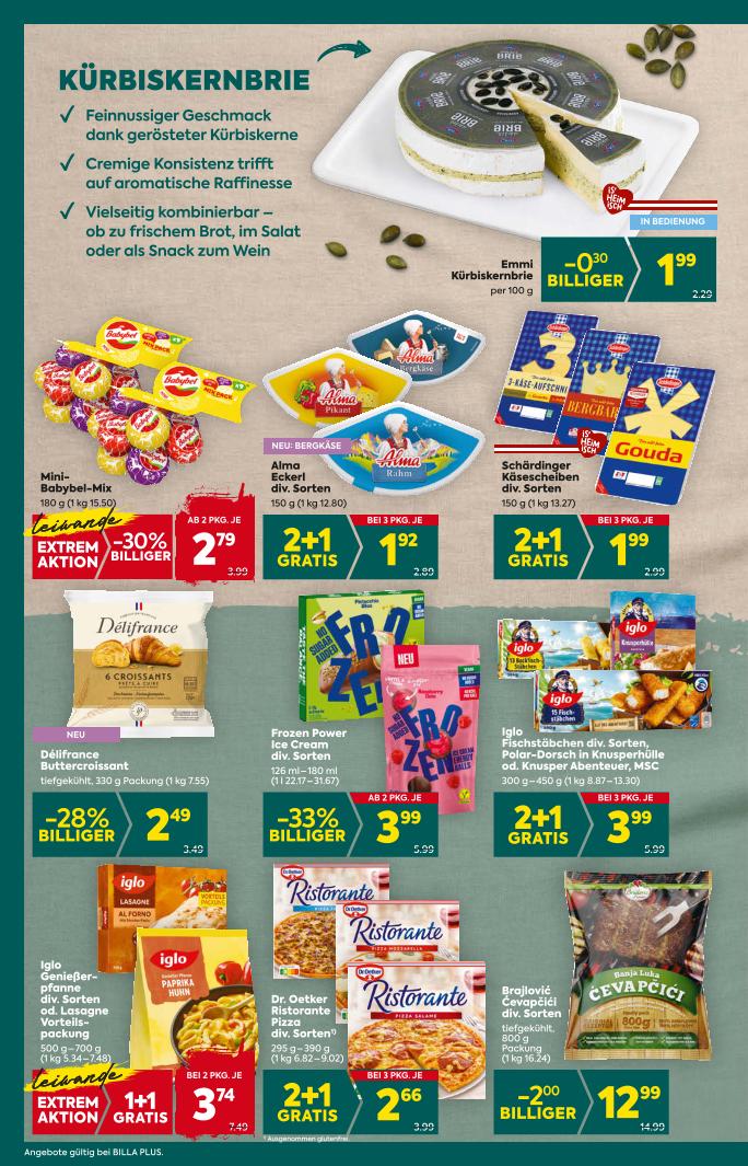 Prospekt von BILLA PLUS