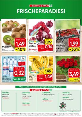 Titelbild des Prospekts von EUROSPAR VBG