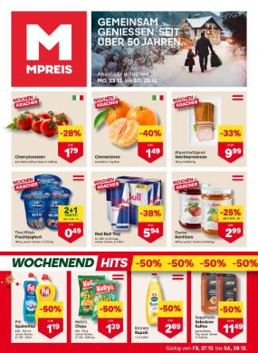 Titelbild des Prospekts von MPREIS VBG