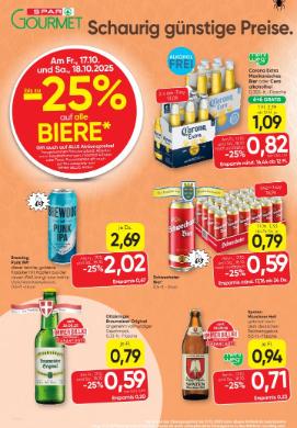 Titelbild des Prospekts von SPAR Gourmet