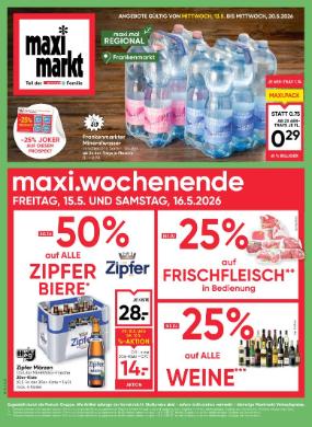 Titelbild des Prospekts von Maximarkt Ried / Vöcklabruck