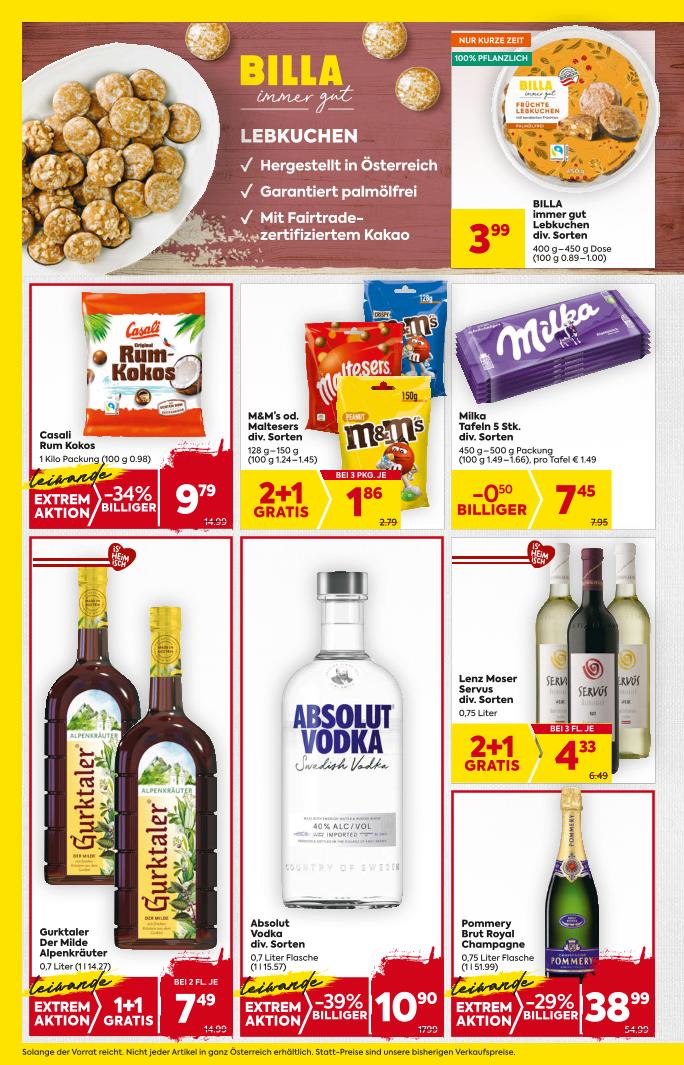Prospekt von BILLA