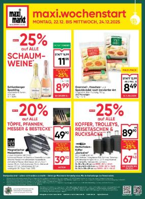 Titelbild des Prospekts von Maximarkt Ried