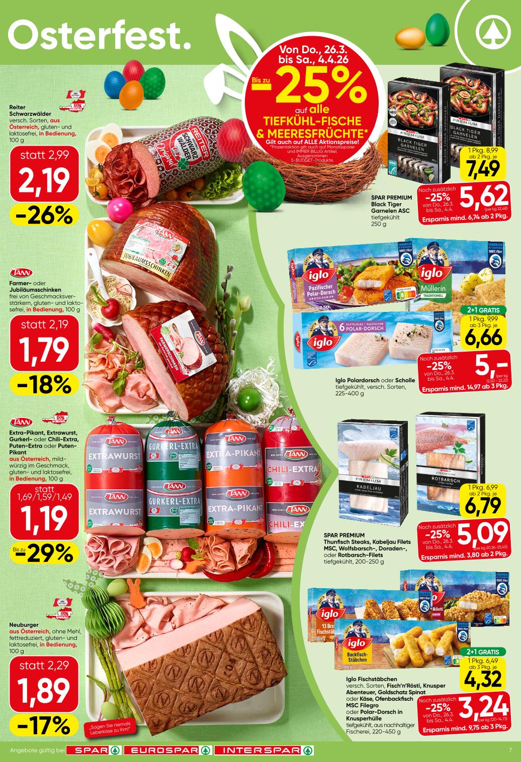 Prospekt von SPAR