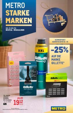 Titelbild des Prospekts von METRO STARKE MARKEN
