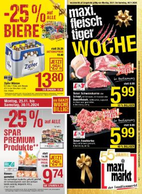 Titelbild des Prospekts von Maximarkt Vöcklabruck