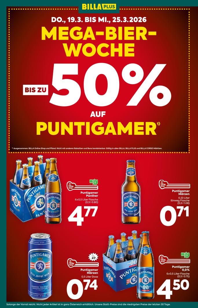 Prospekt von BILLA PLUS