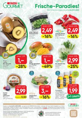 Titelbild des Prospekts von SPAR Gourmet