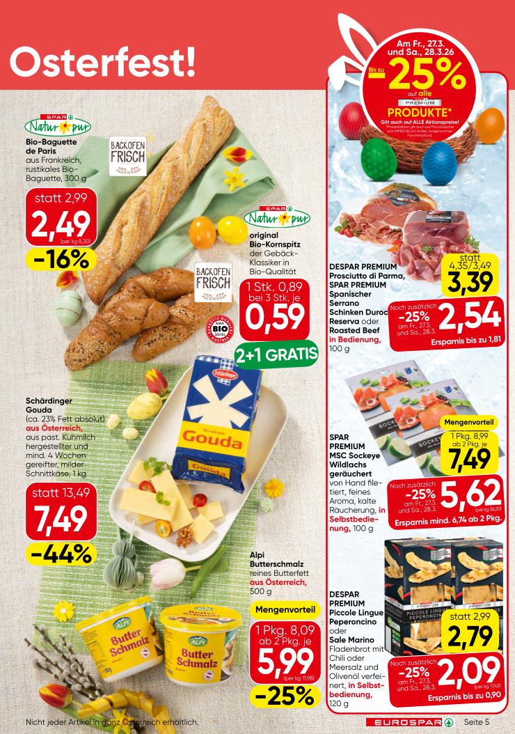 Prospekt von EUROSPAR