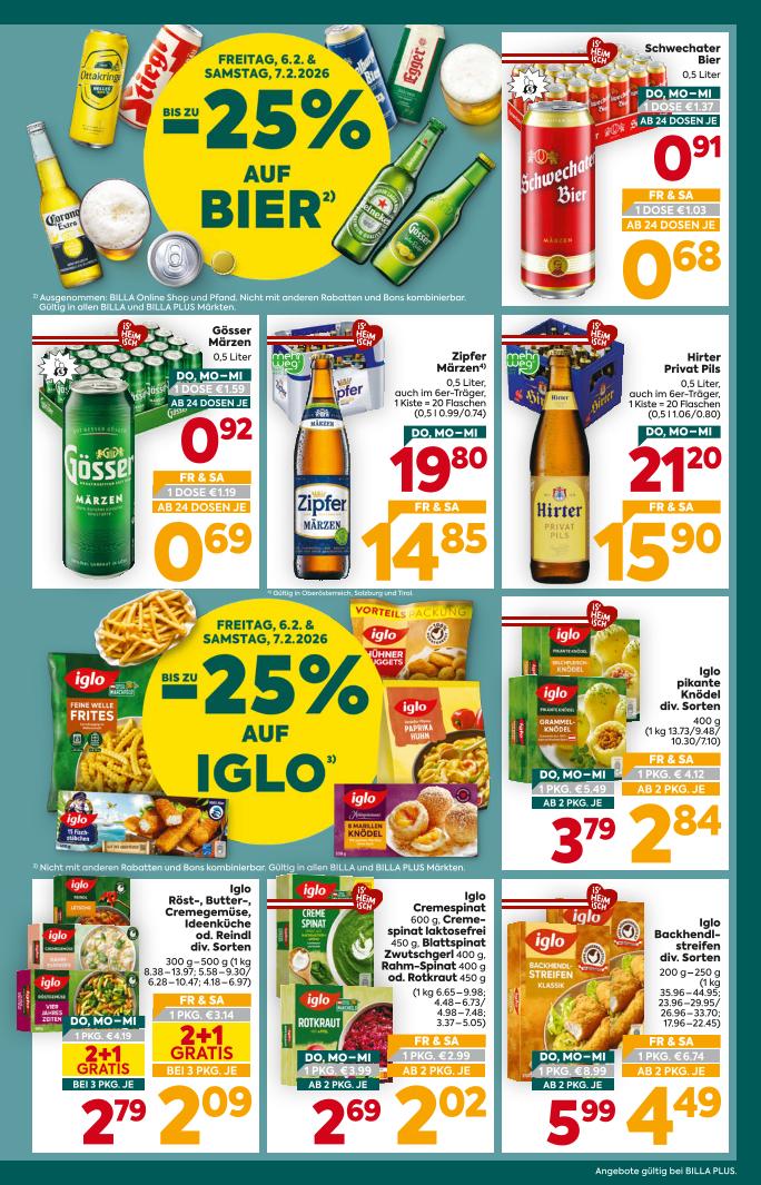 Prospekt von BILLA PLUS