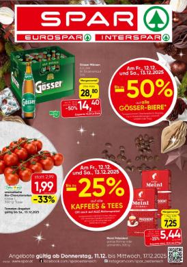 Titelbild des Prospekts von SPAR KTN