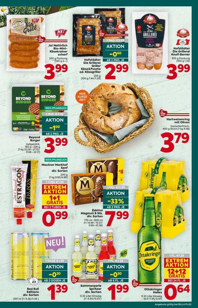 Prospekt von BILLA PLUS