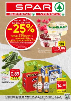 Titelbild des Prospekts von SPAR SBG / TRL / OÖ