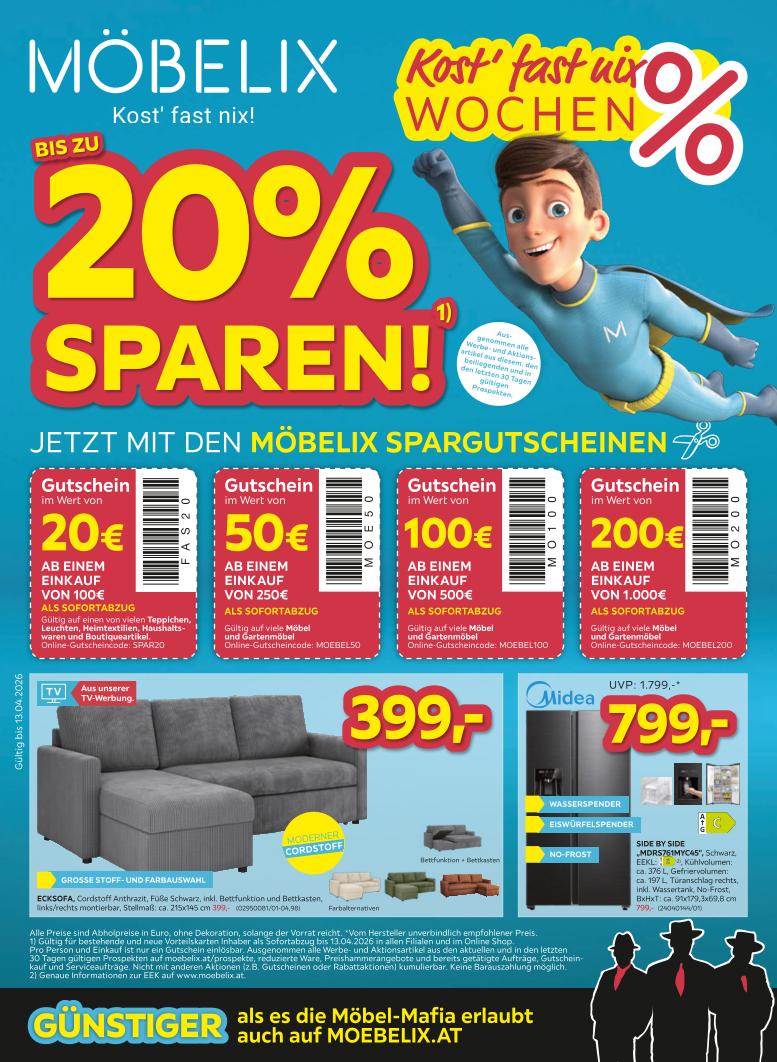 Prospekt von Möbelix