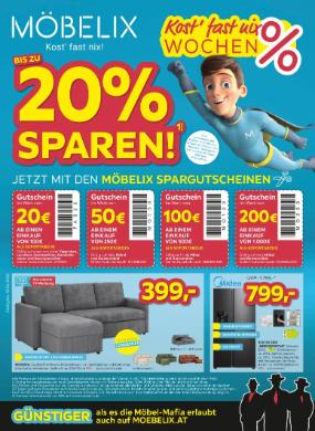Titelbild des Prospekts von Möbelix