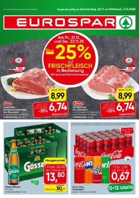 Titelbild des Prospekts von EUROSPAR OÖ