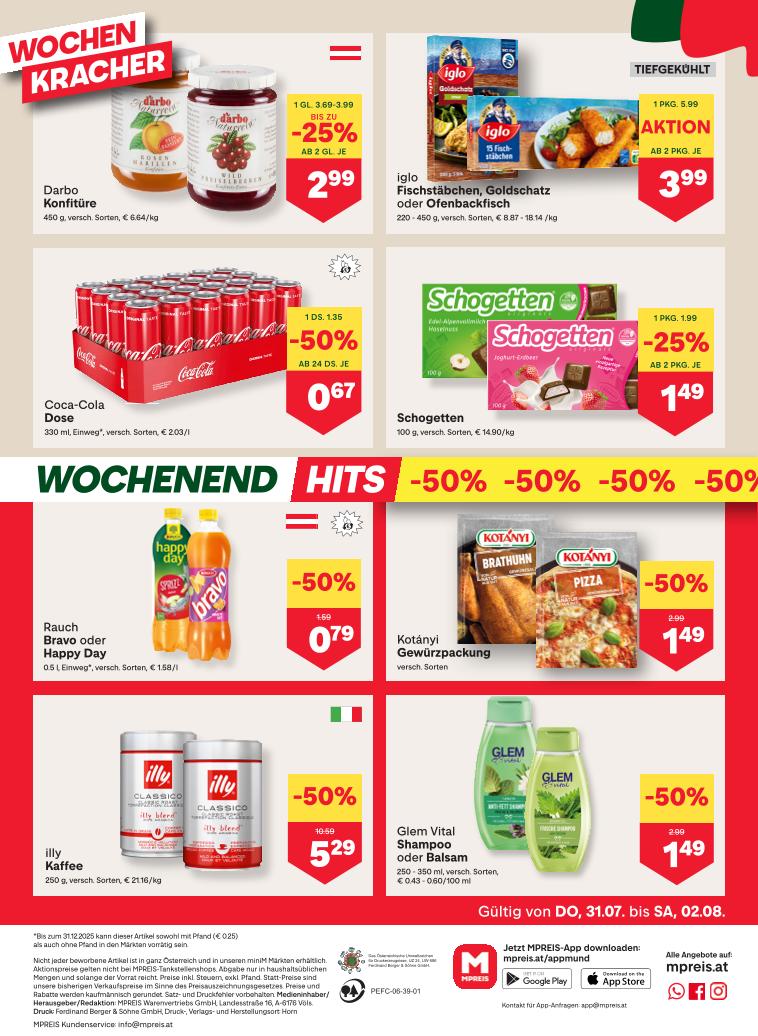 Prospekt von MPREIS