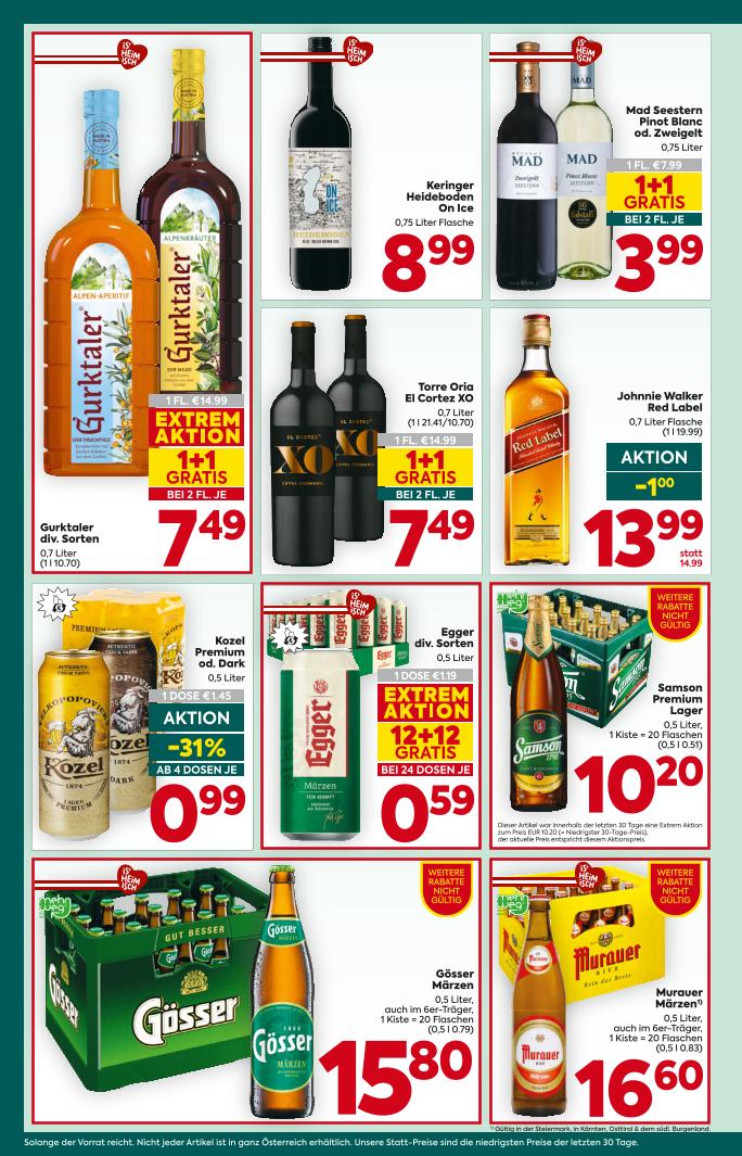Prospekt von BILLA PLUS