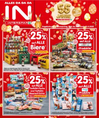 Titelbild des Prospekts von INTERSPAR VBG