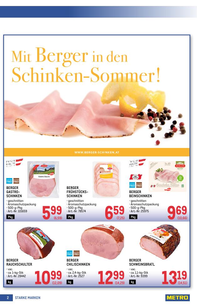 Prospekt von METRO
