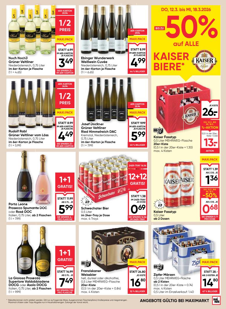 Prospekt von Maximarkt