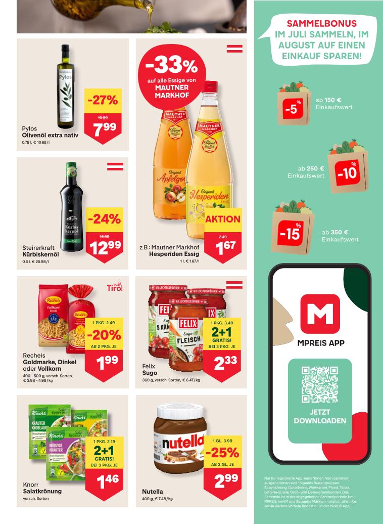 Prospekt von MPREIS