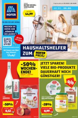 Titelbild des Prospekts von HOFER