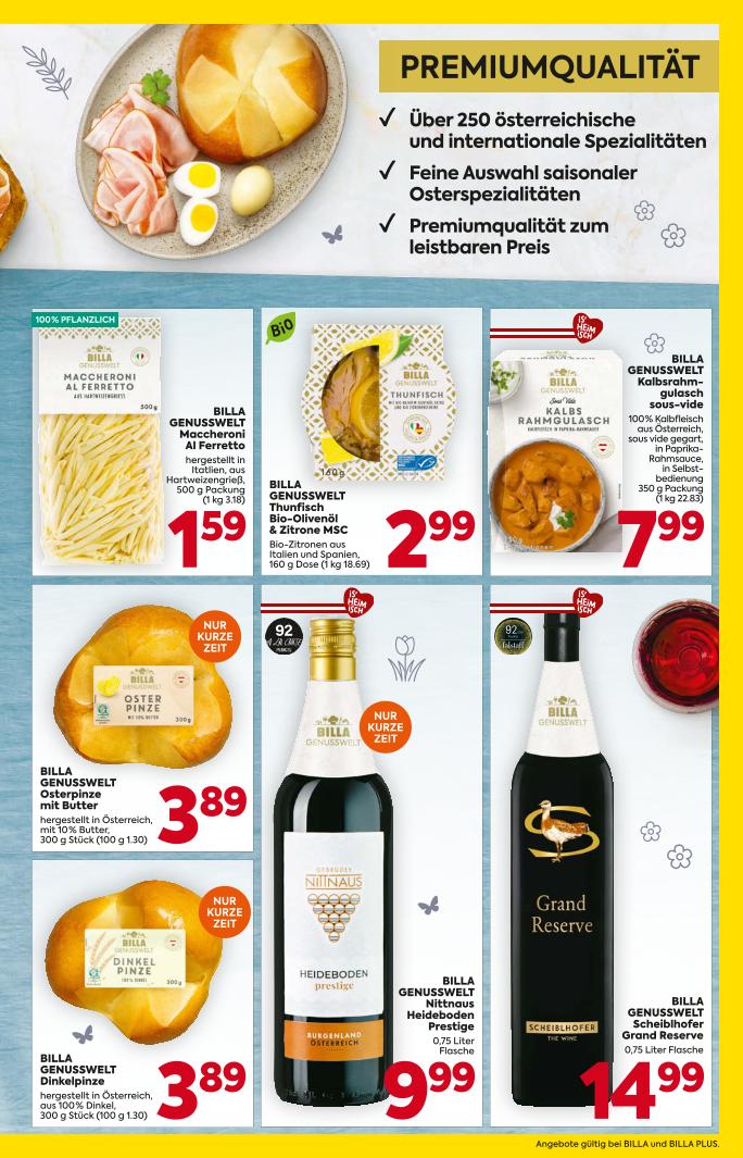 Prospekt von BILLA