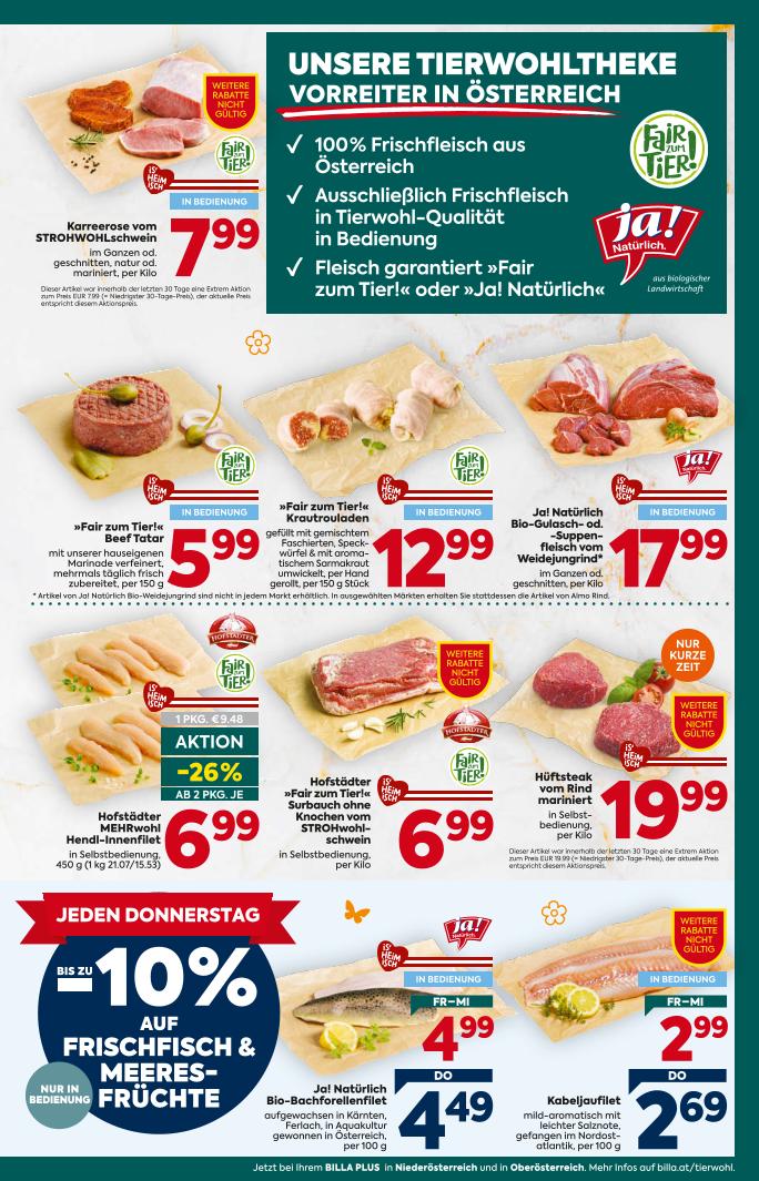 Prospekt von BILLA PLUS