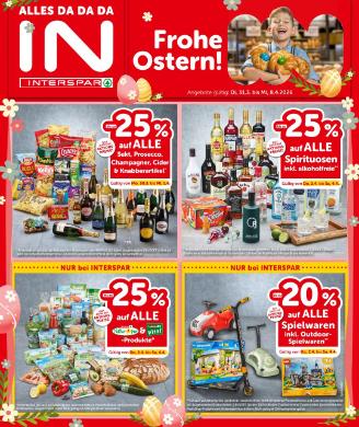 Titelbild des Prospekts von INTERSPAR KTN