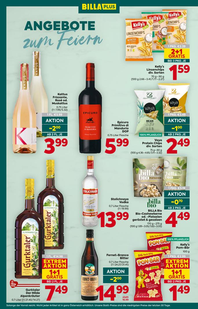 Prospekt von BILLA PLUS