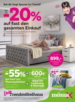Titelbild des Prospekts von mömax