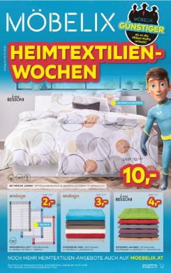 Titelbild des Prospekts von Möbelix Heimtextilien
