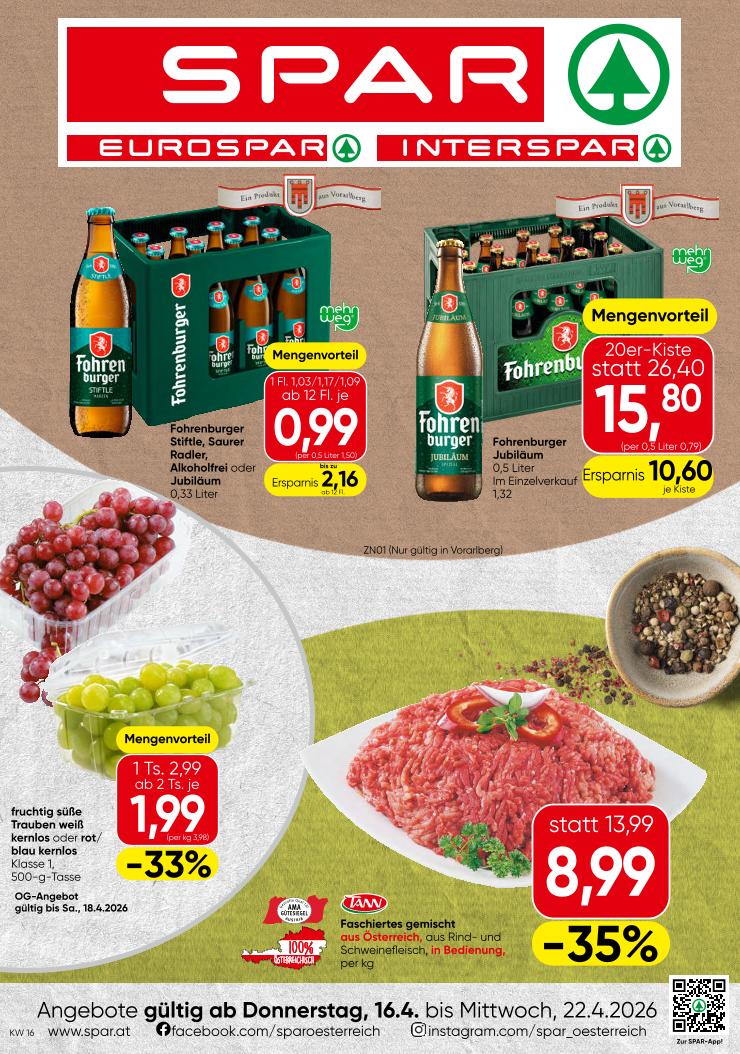 Prospekt von SPAR