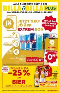 Titelbild des Prospekts von BILLA SBG