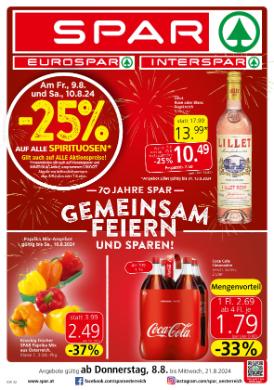 Titelbild des Prospekts von SPAR KTN