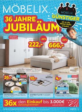 Titelbild des Prospekts von Möbelix