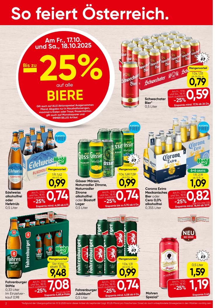 Prospekt von SPAR