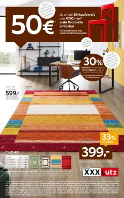 Titelbild des Prospekts von XXXLutz