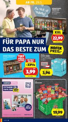 Titelbild des Prospekts von HOFER