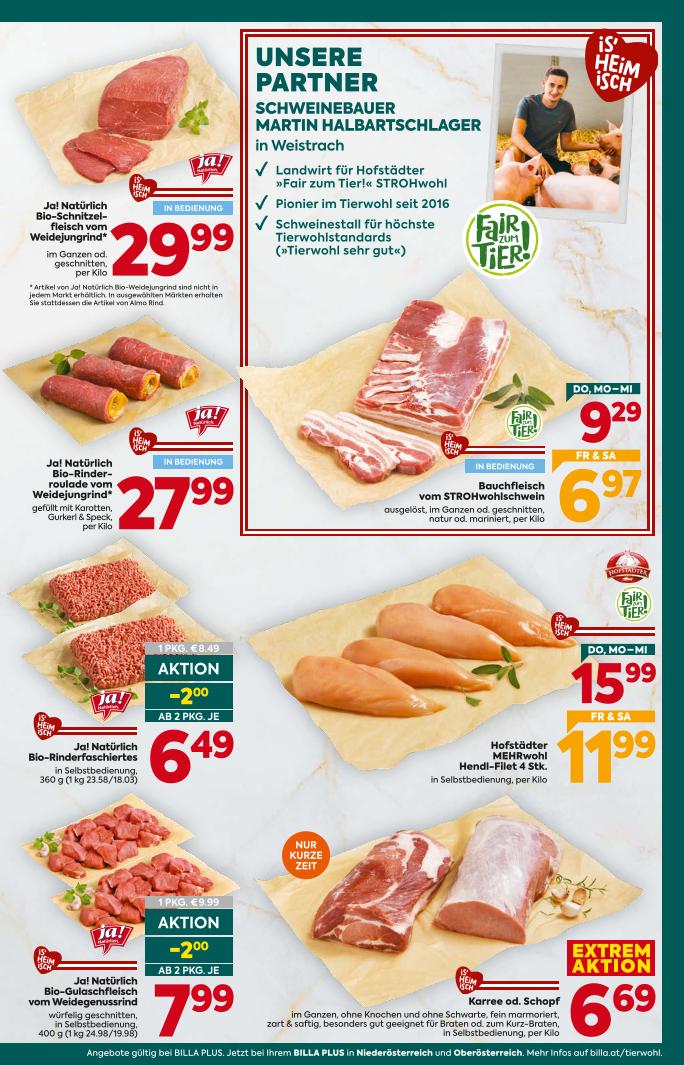 Prospekt von BILLA PLUS