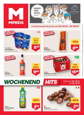 Titelbild des Prospekts von MPREIS Tirol