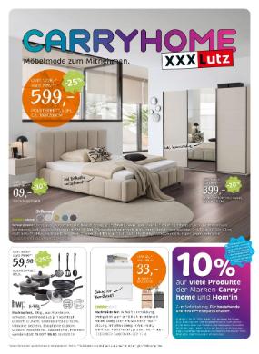 Titelbild des Prospekts von XXXLutz